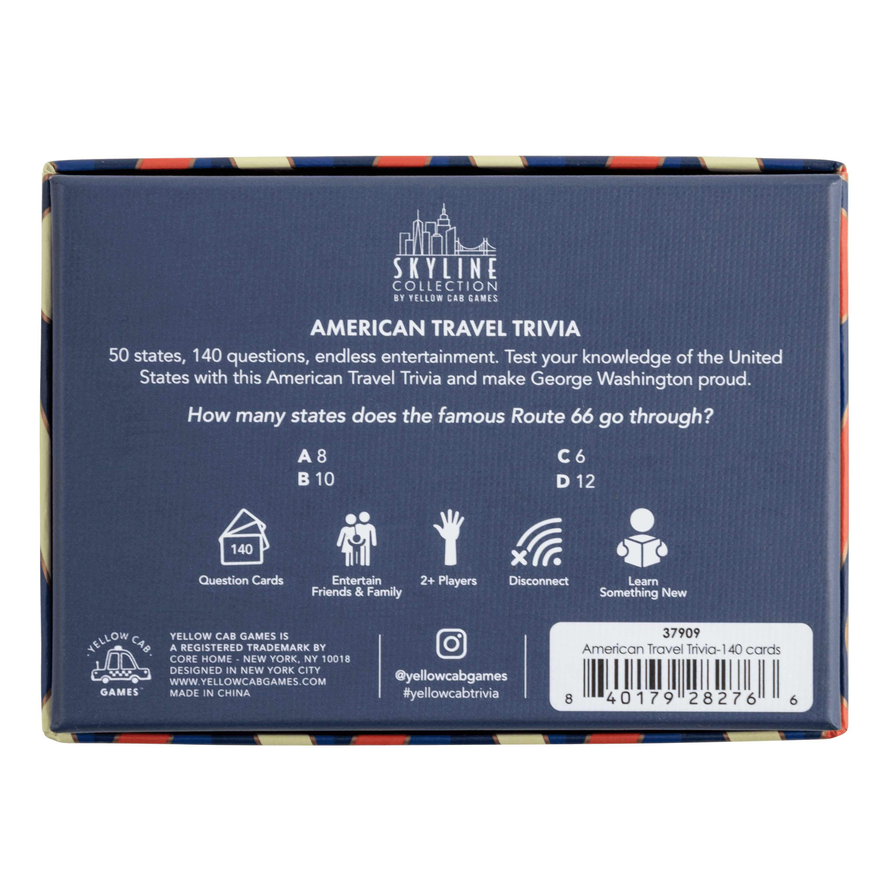 American Travel Trivia Set – yellowcabgames