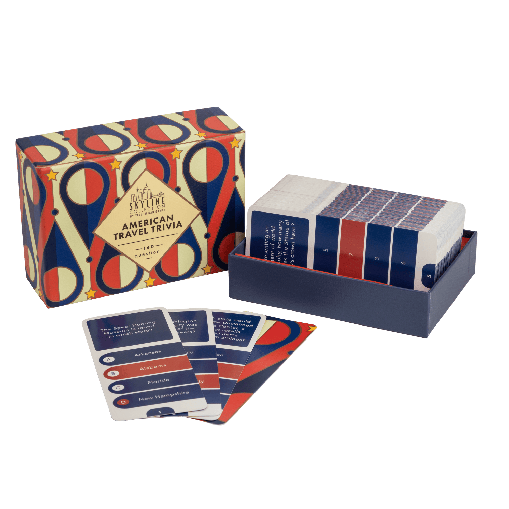 American Travel Trivia Set