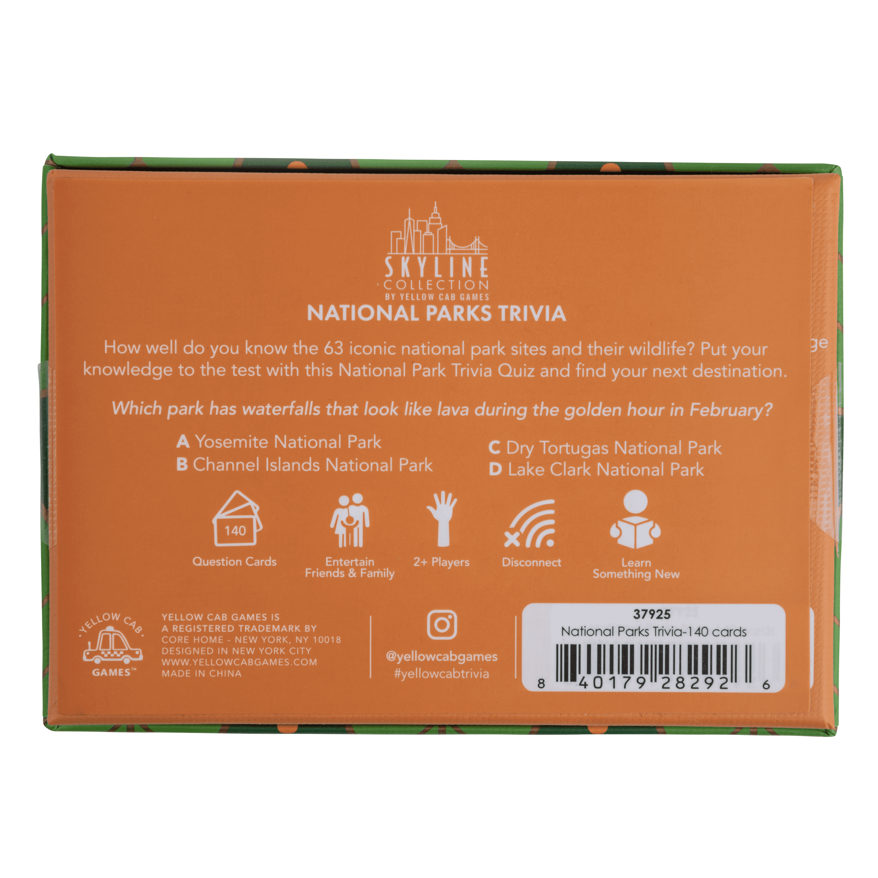 National Parks Trivia Set – yellowcabgames