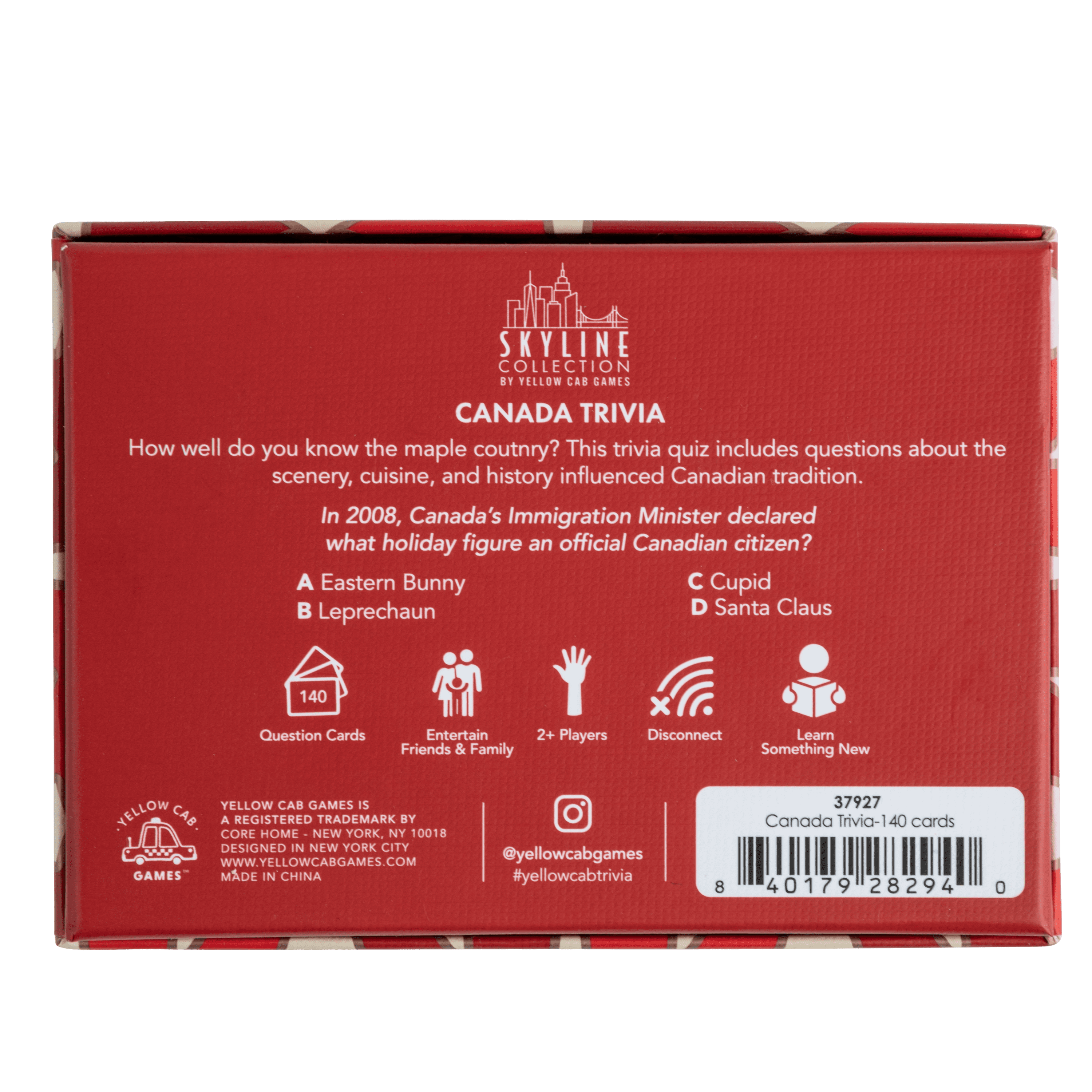 Canada Trivia Set – yellowcabgames