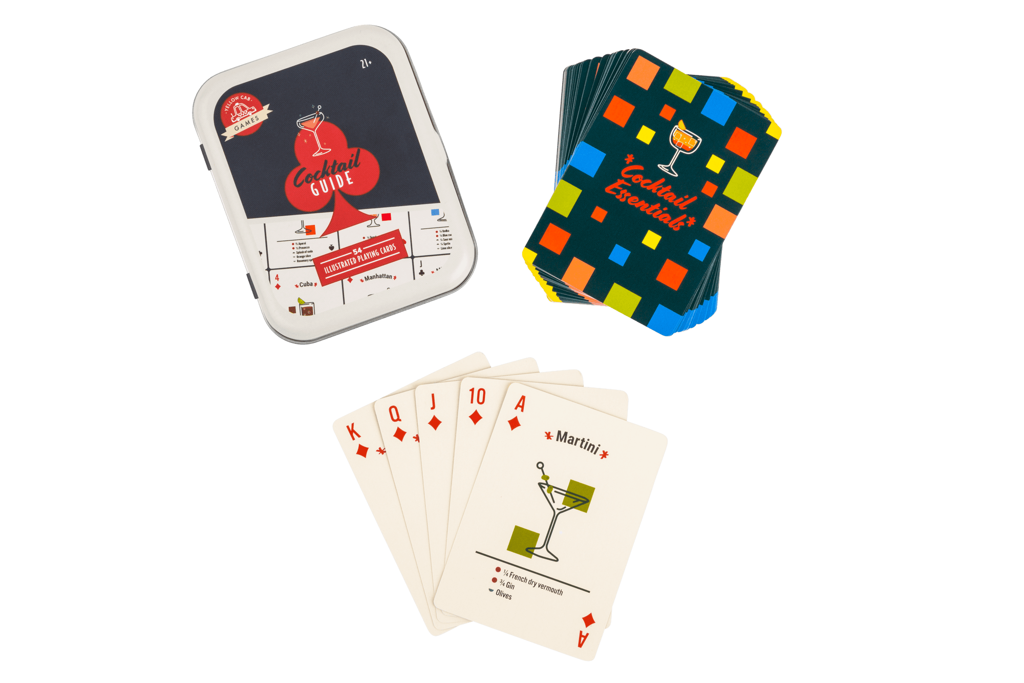 Cocktail Guide Playing Cards